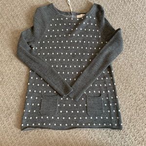 Polka dot sweater